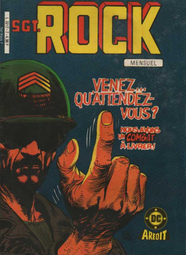 Scan de la Couverture Sgt Rock n 7